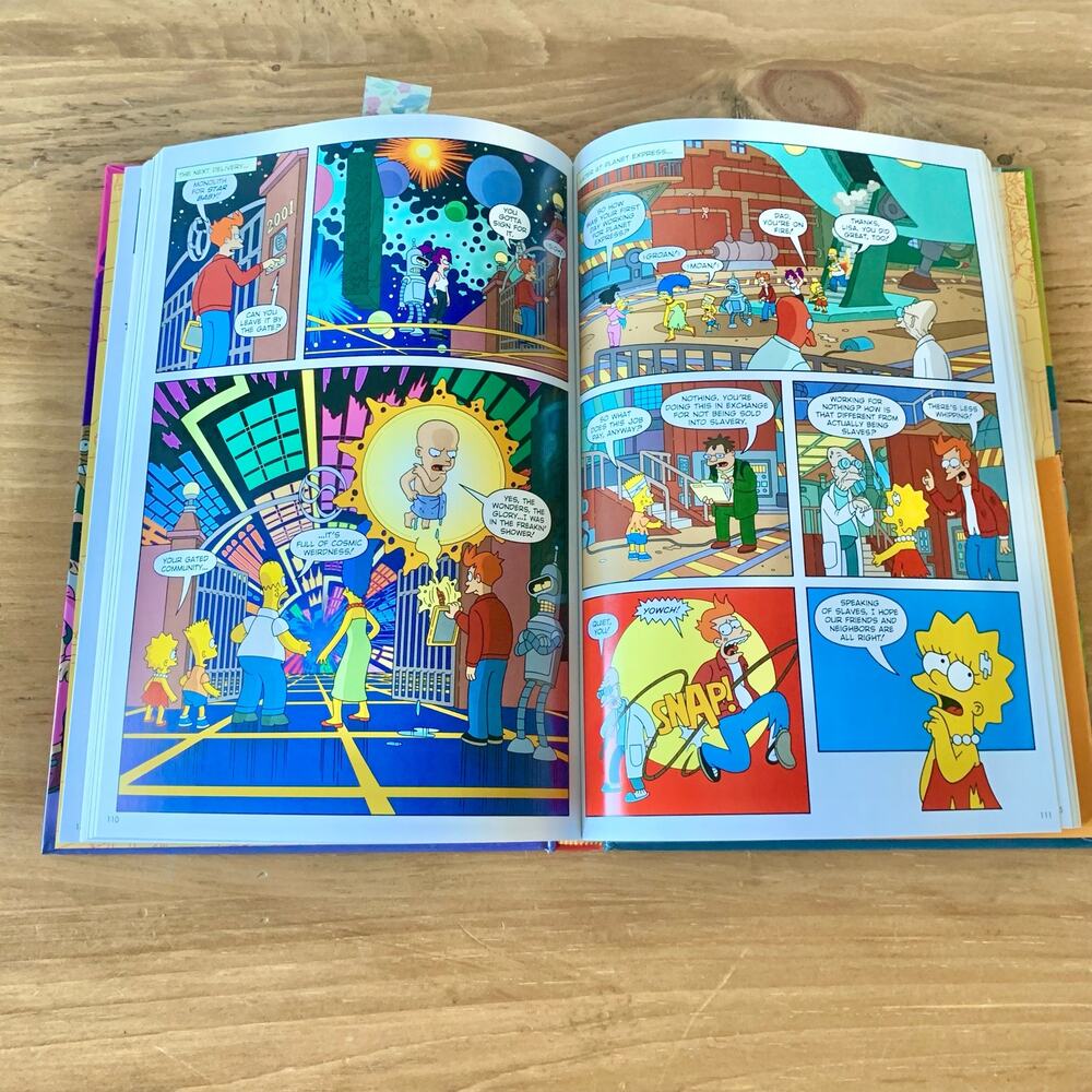 Simpsons Futurama Crossover Crisis Slipcase Bonus Reprint Comic Bongo 2010 - Picture 7 of 10